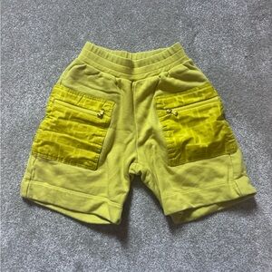 Fendi Yellow Kids' Knit Shorts